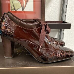 Franco Sarto Brown Oxford Shoes